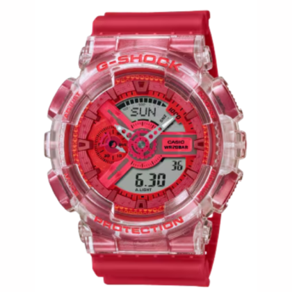 Casio G-Shock Lucky Drop Series GA-110GL-4A Red Resin Band Men Sports Watch